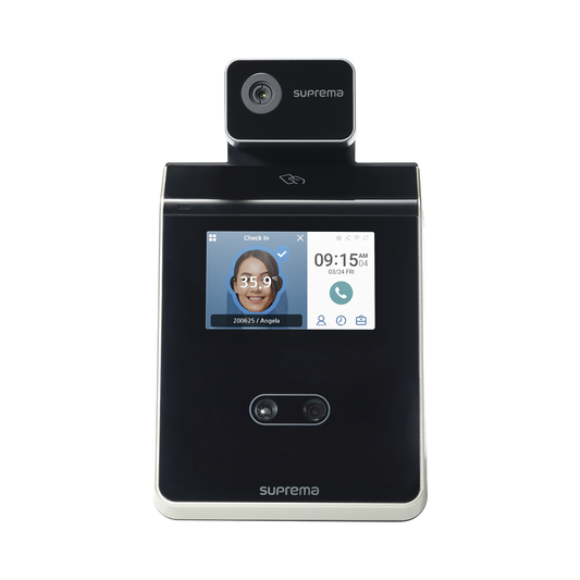 FS2AWBTCM10LA FaceStation 2 Lector Facial/ Notificación por Temperatura Alta /  Bluetooth MultiClass SE Dual RFID (125KHZ EM HID PROX 13.56MHZ Mifare DesFire / EV1 FELICA ICLASS S) Compatible con BioStar2