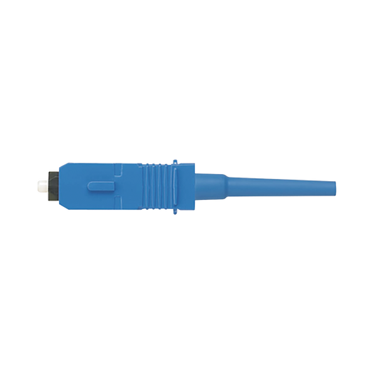 FSC2SCBU - Conector de Fibra �ptica SC Simplex OptiCam, Monomodo 9/125 OS2, Pre-pulido, Color Azul