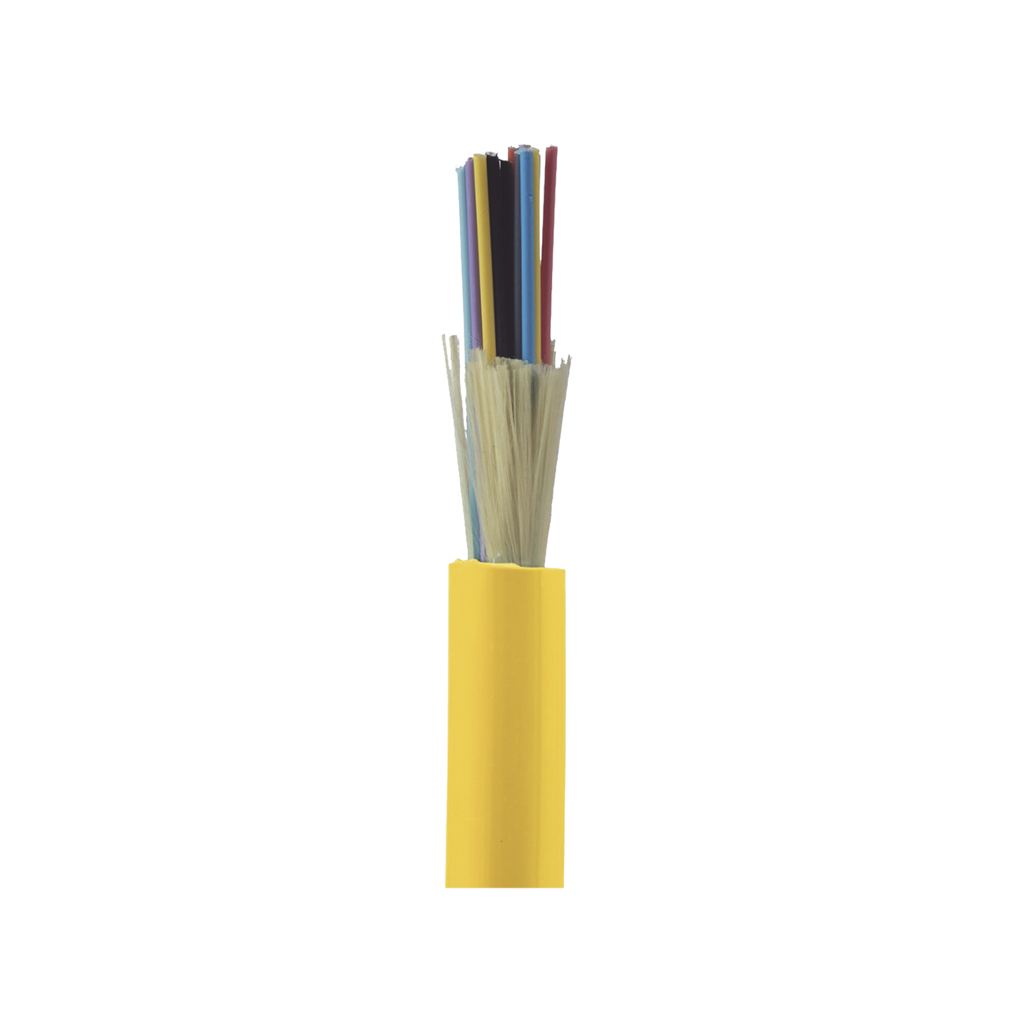 FSDP924Y - Cable de Fibra �ptica de 24 Hilos, Monomodo OS2 9/125, Interior, Tight Buffer 900um, No Conductiva (Diel�ctrica), OFNP (Plenum), Precio Por Metro
