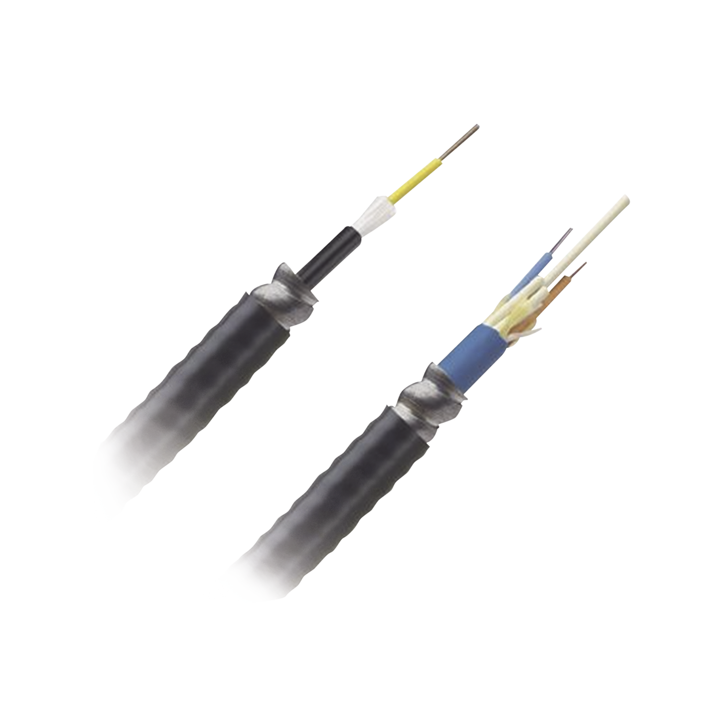 FSGR912Y Cable de Fibra Óptica de 12 hilos, Monomodo OS2, Interior/Exterior, Armada, Loose Tube 250um, OFCR (Riser), Precio Por Metro