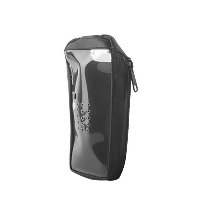 FSM-TK-2212T - Funda Reforzada de piel con frente transparente para radios TK-2212, TK-2212L, TK-3212 y TK-3212L.