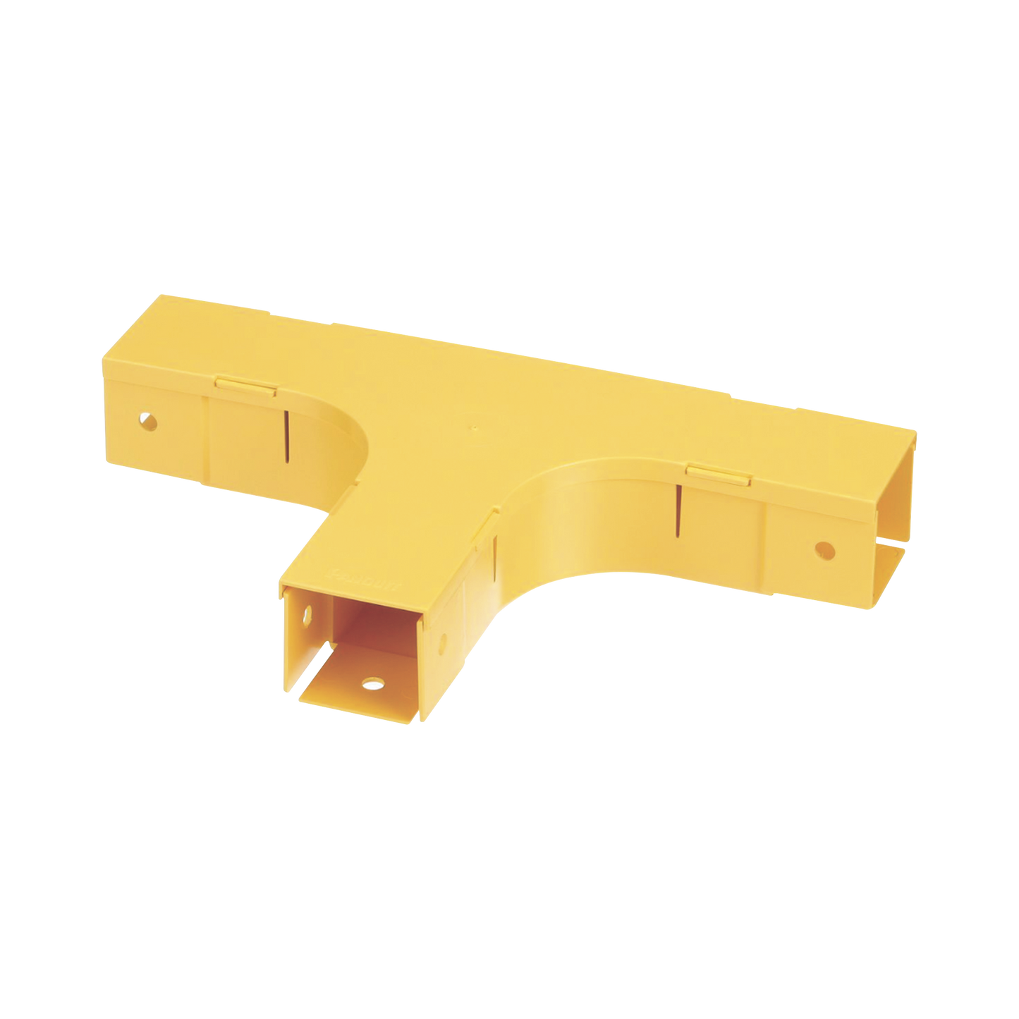 FT2X2LYL - Accesorio en T Horizontal, Con Ángulos a 90º, Para Canaletas FiberRunner™ 2X2, Color Amarillo