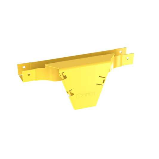 FVTHD2X2LYL - Accesorio en T con Conexión Horizontal y Bajada Vertical a 90º, Para Canaletas FiberRunner™ 2x2, Color Amarillo