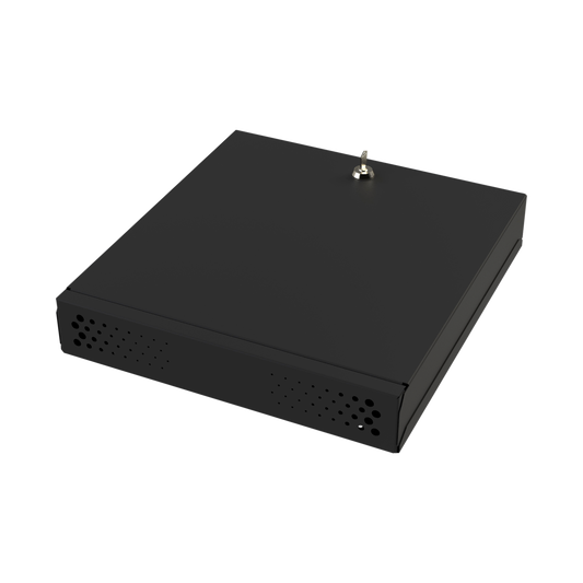 GABVID2R3 - Gabinete Metálico para DVR/NVR. Tamaño Max. de DVR/NVR: 445 x 88 x 400mm (An.xAl.xProf.). Compatible con Fuente SLIM.