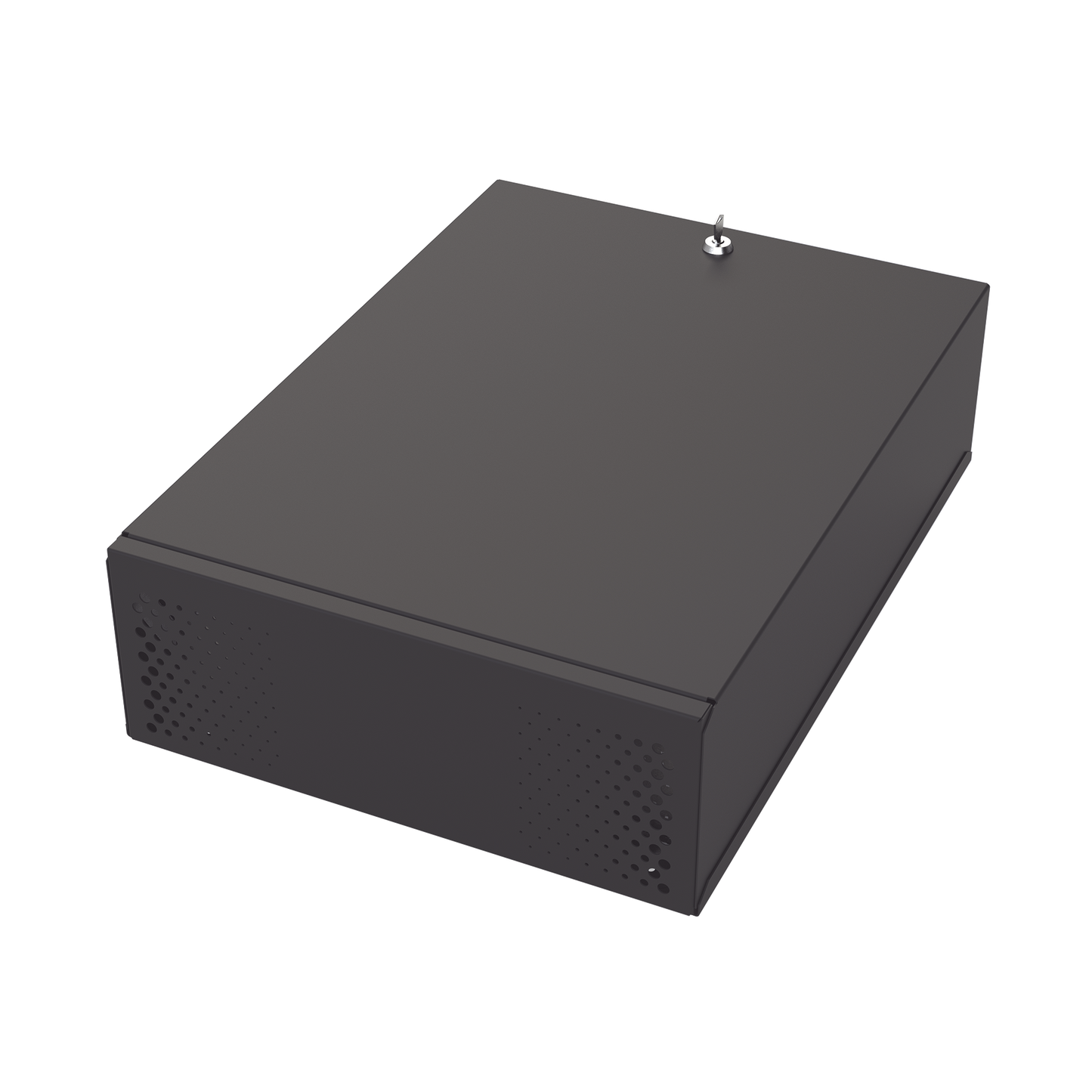 GABVID4R3 - Gabinete Metálico para DVR/NVR con Chapa y llave.