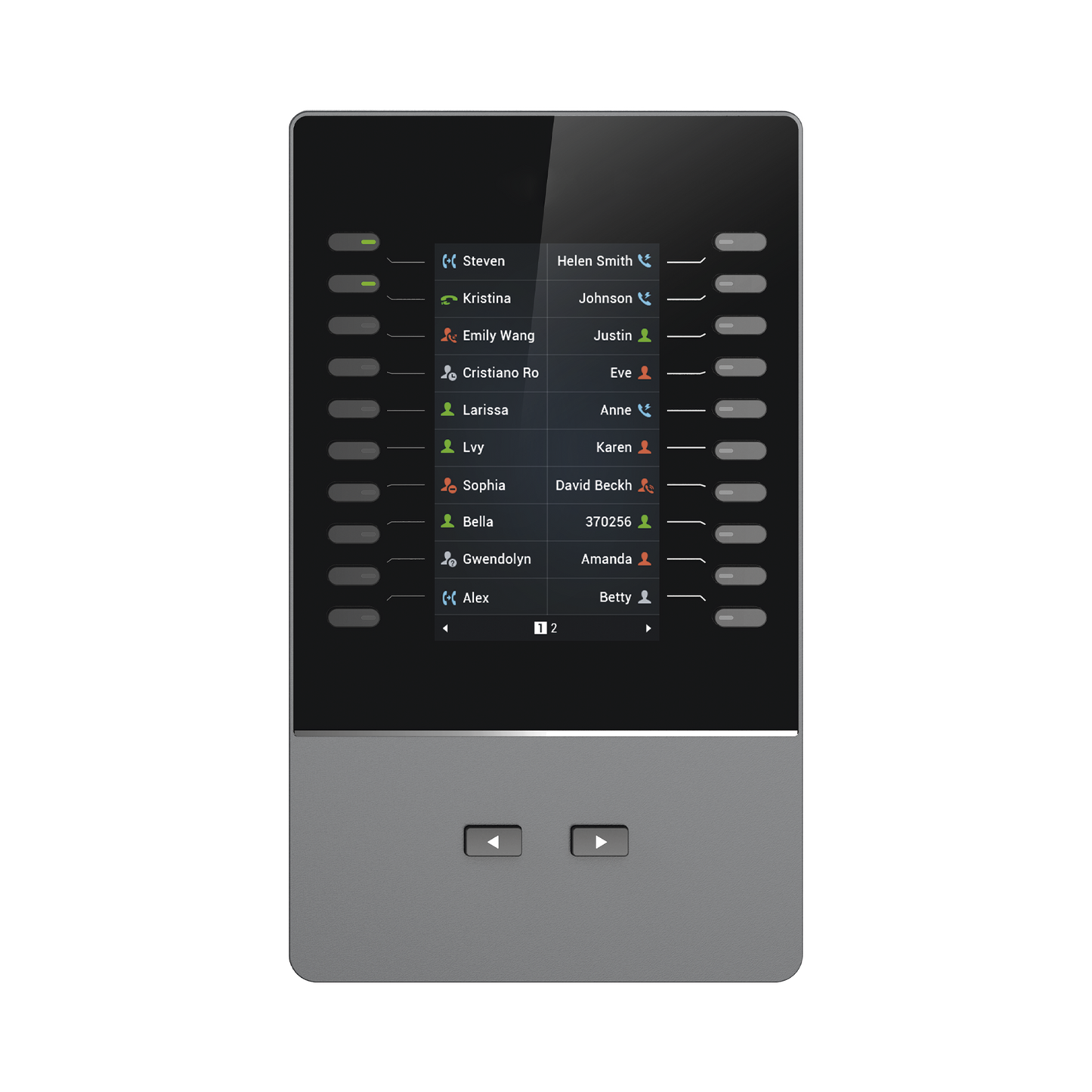 GBX-20 Modulo de extensión para modelos GRP2615, GRP2624, GRP2650 & GRP2670 y al Videoteléfono IP GXV3350 & GXV3450 de Grandstream.