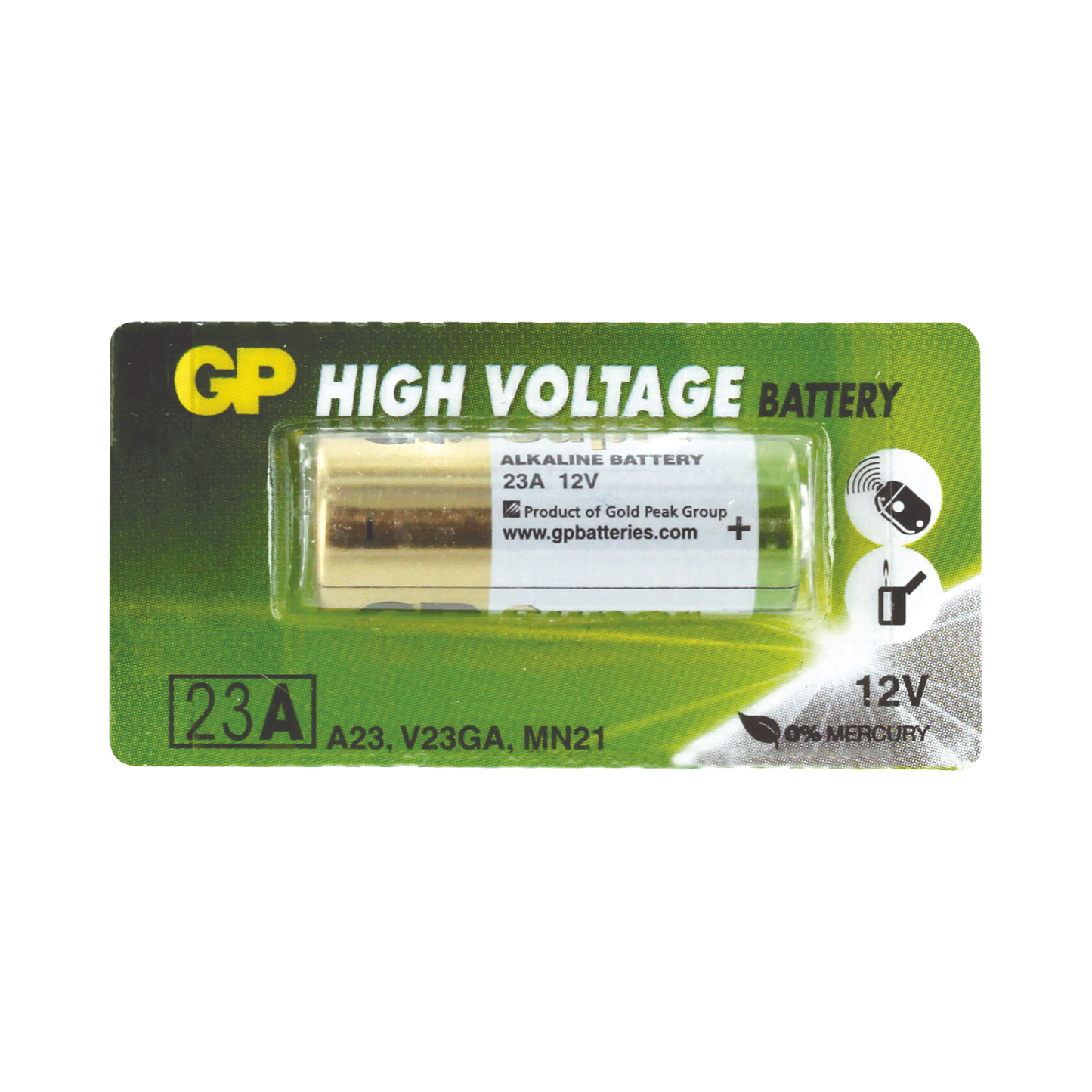 GOLDPEAKA23 - Batería Alcalina Gold Peak 12 V @ 23 Ah ( No recargable )