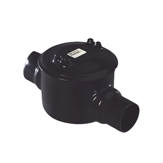 GRC-0444-PC - Caja para Áreas Peligrosas con Tapa Tipo GRC de 3/4" (19 mm) con Recubrimiento de PVC e  Interior de Uretano.