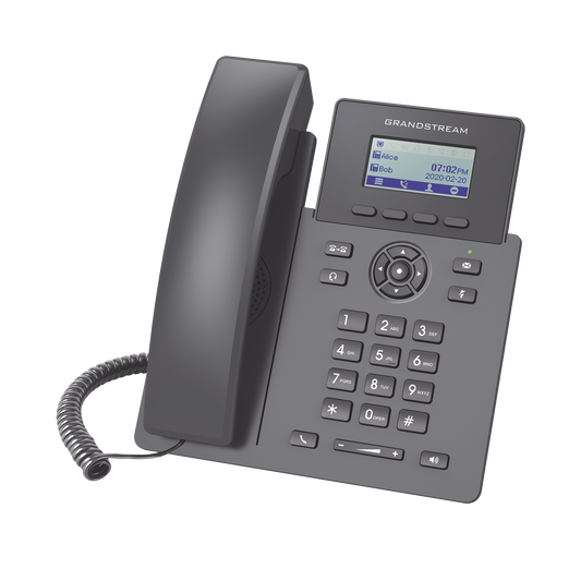 GRP-2601 Teléfono IP Grado Operador, 2 líneas SIP con 2 cuentas, codec Opus, IPV4/IPV6 con gestión en la nube GDMS