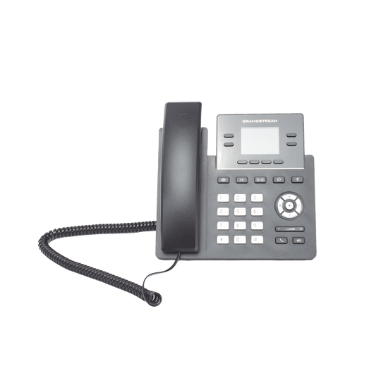 GRP2612G - Teléfono IP Grado Operador, 4 líneas SIP con 2 cuentas, puertos Gigabit PoE, pantalla a color 2.4", codec Opus, IPV4/IPV6 con gestión en la nube GDMS