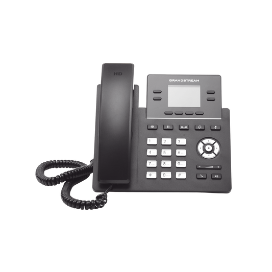 GRP-2612W Teléfono IP Wi-Fi, Grado Operador, 4 líneas SIP con 2 cuentas, pantalla a color 2.4, codec Opus, IPV4/IPV6 con gestión en la nube GDMS