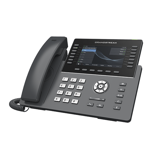 GRP2650 - Teléfono IP Wi-Fi, Grado Operador, 14 líneas SIP con 6 cuentas, pantalla LCD  5", puertos Gigabit, Bluetooth, PoE, codec Opus, IPV4/IPV6 con gestión en la nube GDMS