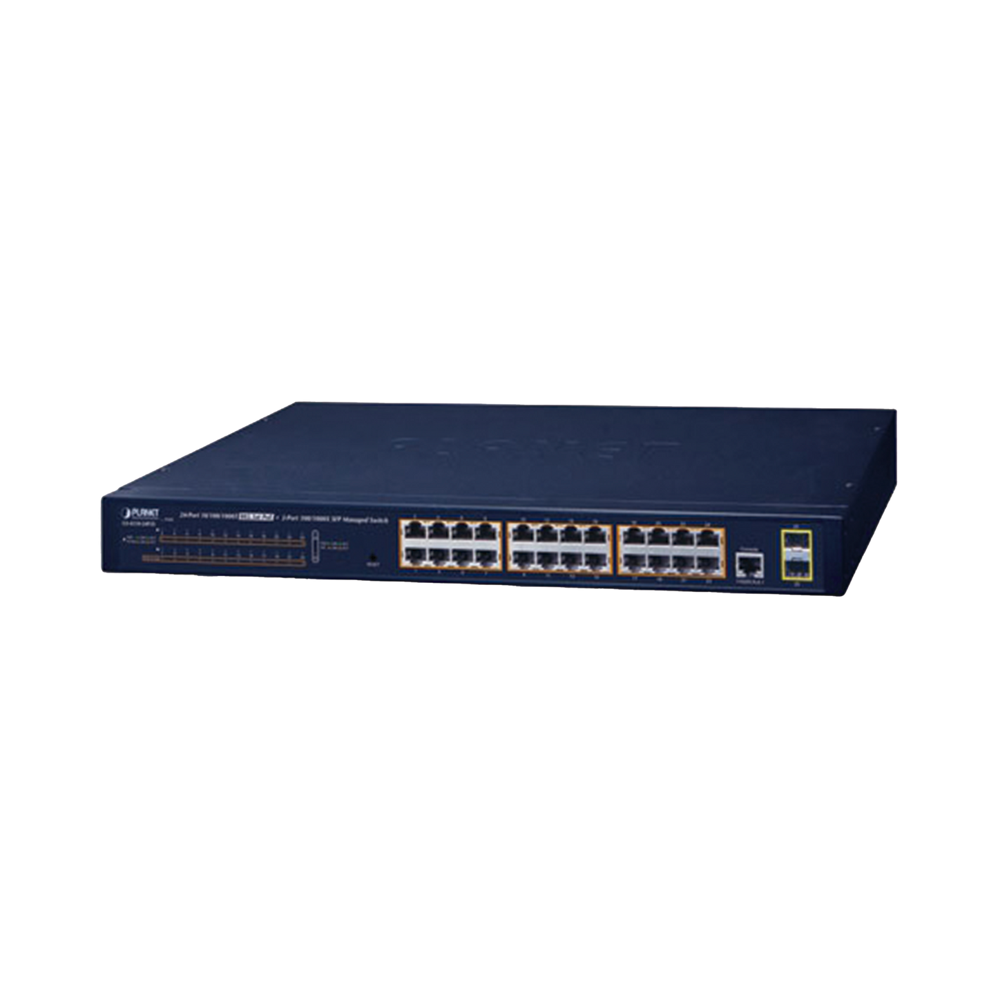 GS-4210-24P2S - Switch PoE Administrable Capa 2 / 24 Puertos10/100/1000BASE-T / 2 SFP 100/1000BASE-X / POE 802.3af/at