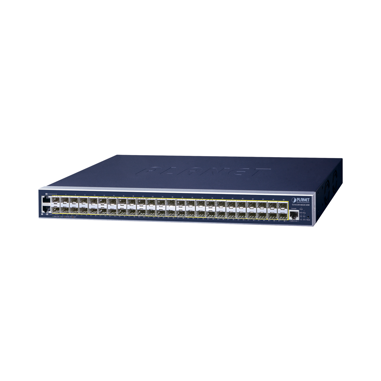 GS-6320-46S2C4XR Switch Administrable L3, 46 puertos SFP, 2 puertos Combo TP/SFP, 4 puertos 10G SFP+