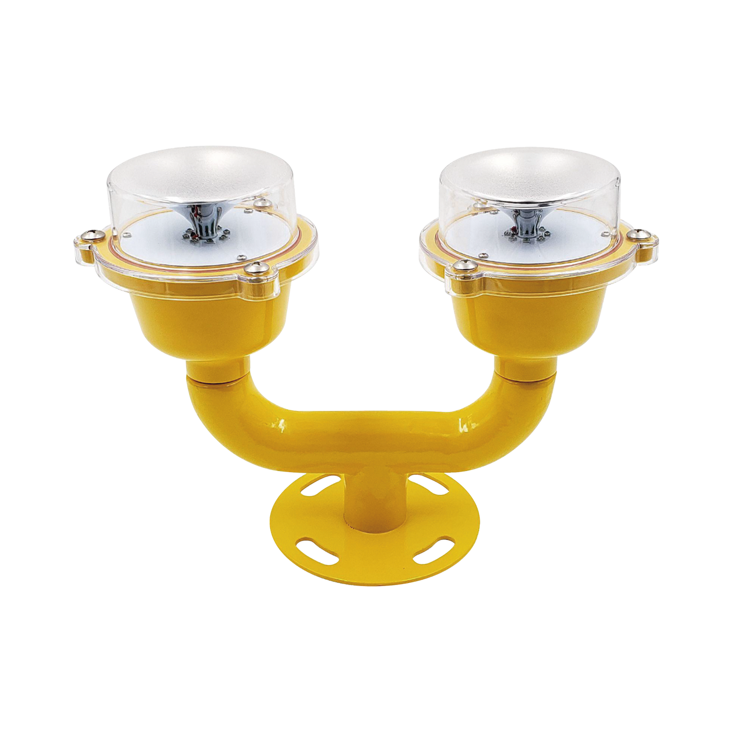 GS-LI-D Lámpara de Obstrucción Doble color Rojo / IP65 / Luz fija o parpadeante / Voltaje de Operación 110 AC / 220 AC