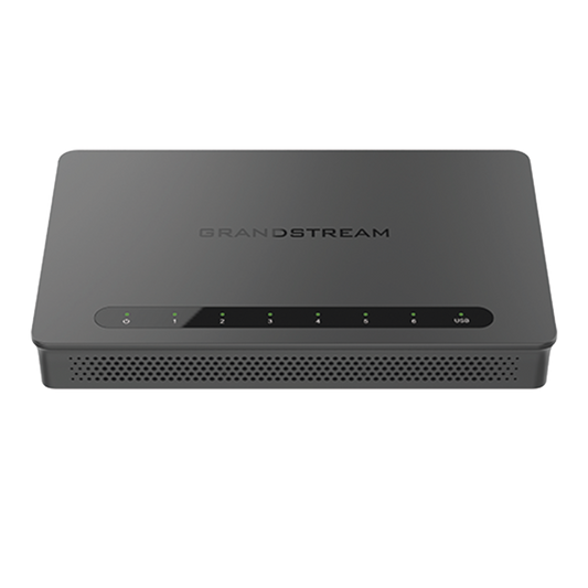 GWN7002 - Router Gigabit VPN / Balanceador de cargas / 30,000 sesiones NAT /  4 puertos 10/100/1000 Mbps + 2 puertos SFP (WAN/LAN) / 1 puerto entrada PoE(af/at) / 2 puertos salida PoE (af/at) / Compatible con GWN Cloud.