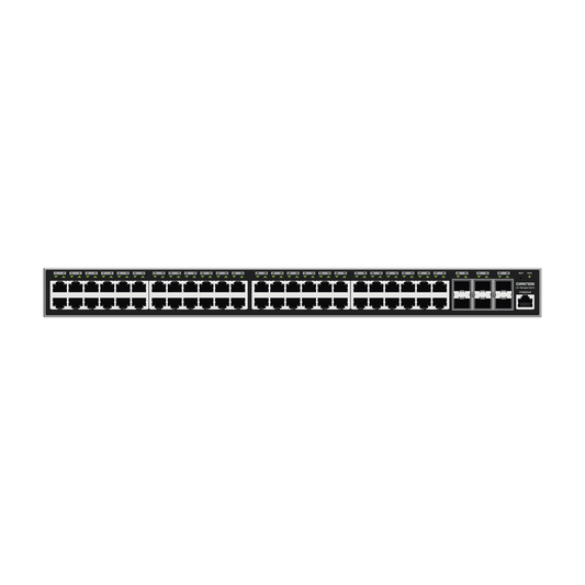GWN7806 - Switch Gigabit  Administrable / 48 puertos 10/100/1000 Mbps + 6 Puertos SFP+ / Compatible con GWN Cloud.