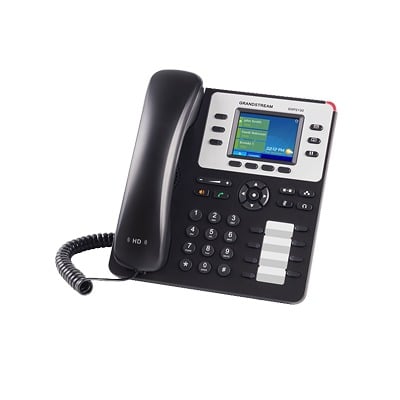 GXP-2130 Teléfono IP Empresarial de 3 Líneas con 4 teclas de función, 8 teclas de extensión BLF y conferencia de 4 vías. PoE