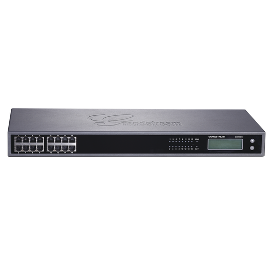 GXW4216V2 - Gateway VoIP GrandStream ATA de 16 puertos FXS + 1 puerto TELCO de 50 pins, p/montaje en rack