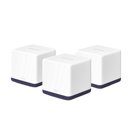 H50G3PACK - KIT de Sistema Inalámbrico H50G Mesh / Doble banda 2.4GHz y 5GHz AC 1900Mbps / 3 Puertos 10/100/1000 Mbps / Control vía App / Roaming Continuo