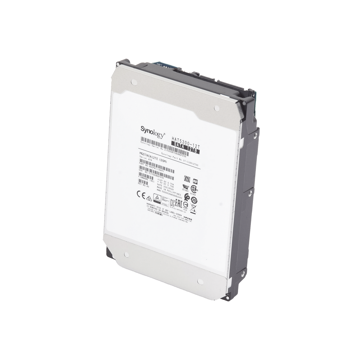 HAT5300-12T Unidades de almacenamiento empresariales / Disco duro 12TB / 7200RPM / NAS SYNOLOGY