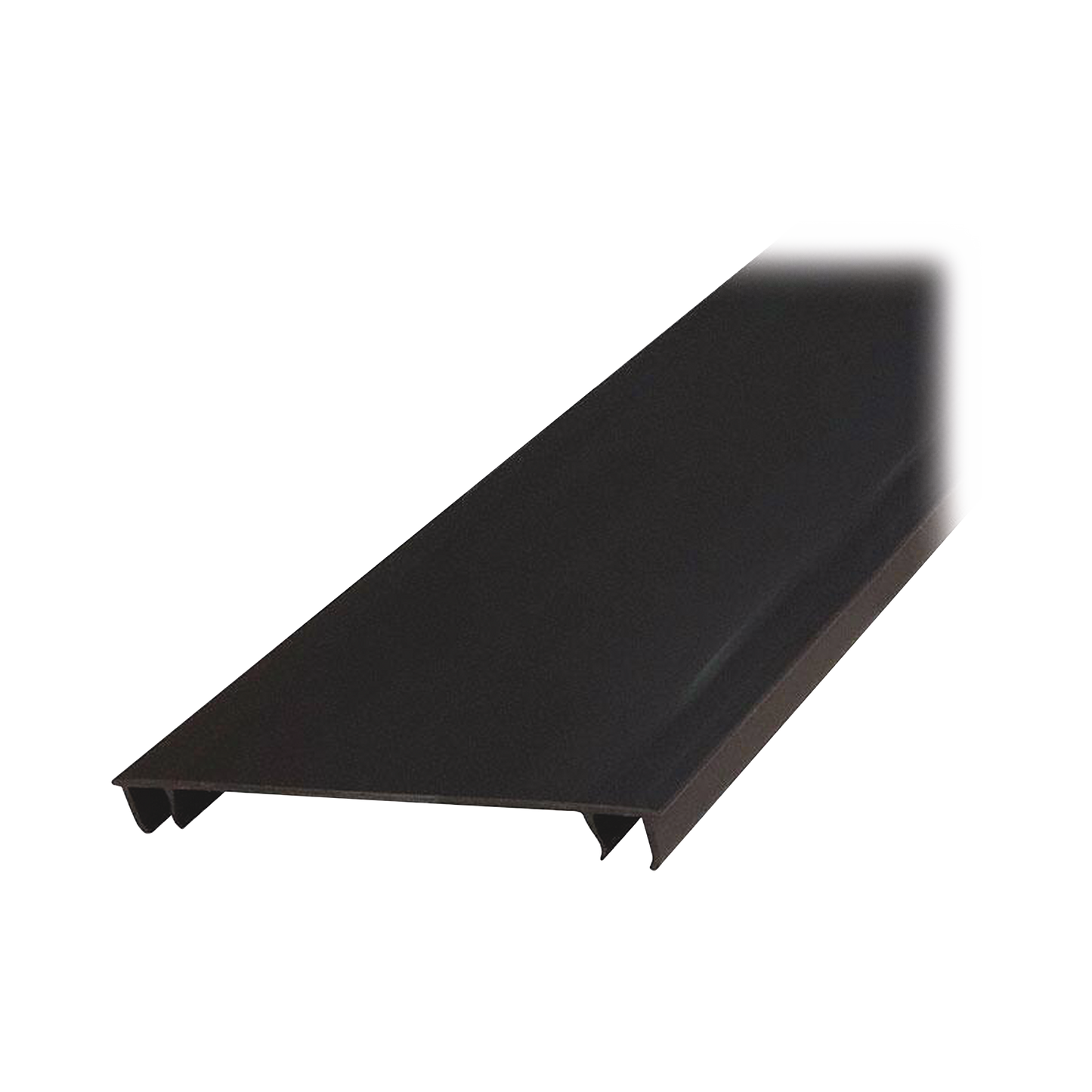 HC2BL6 - Tapa para Canaleta Ranurada Tipo H, de 55.1 mm de Ancho, 1828.8 mm de Largo, Color Negro