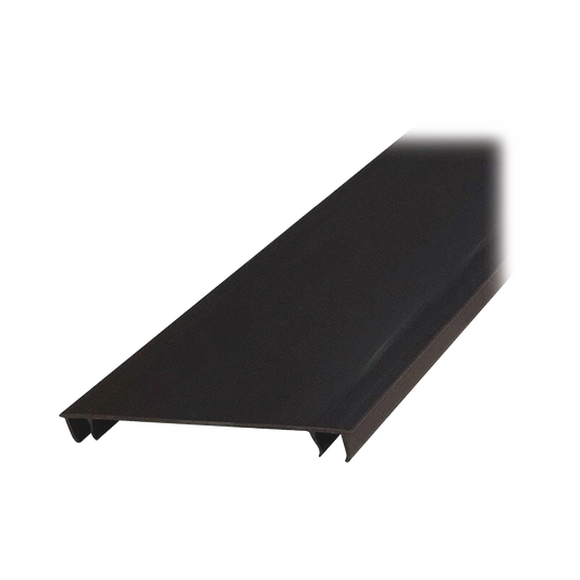 HC2BL6 - Tapa para Canaleta Ranurada Tipo H, de 55.1 mm de Ancho, 1828.8 mm de Largo, Color Negro