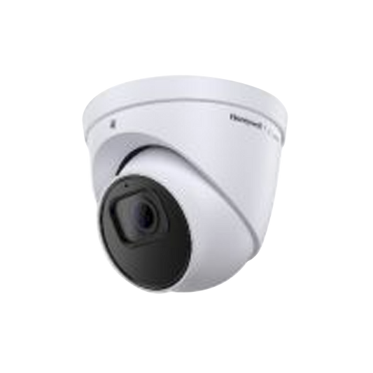 HC35WE5R3 Turret IP 5 Megapixel / Lente 2.8 mm / 40 mts IR / Ultra Baja Iluminación / NDAA / ONVIF / Exterior IP67 / H.265 / IA (Filtro de Humanos y Vehiculos) / Merodeo / Conteo de Personas / PoE / Audio y Alarmas I/O / Serie 35 / Honeywell Security