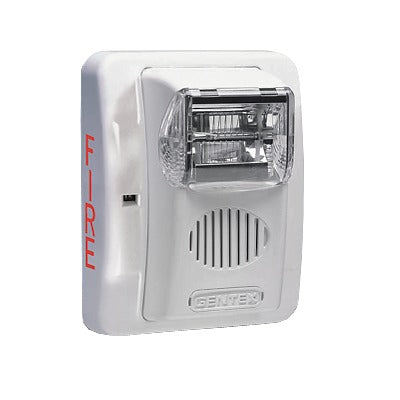 HEC3-24WW - Sirena Estrobo, 24 Vcd, Multi-Candela 15 hasta 110 cd, Montaje En Pared, Color Blanco, Serie HEC3 (0500-06030)