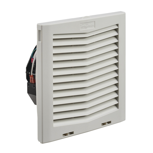 HF1016414 - Ventilador Con Filtro de Montaje Lateral HF10, Con Flujo de Aire de 159 CFM, 115 Vca, Color Gris Claro