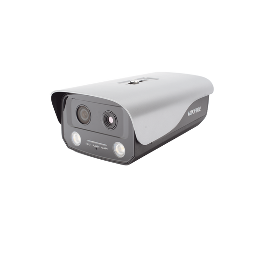 HF-VT410 - (HikFire) Cámara IP de Detección Térmica de Incendios / Detección de Llamas y Temperaturas Anormales / 4 Megapíxel (Lente Óptico) + 1 Megapíxel (Lente Térmico) / Compatible con Hik-Connect