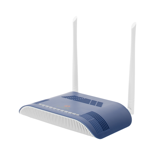 HG323RG-WT ONU Dual GPON/EPON con Wi-Fi en 2.4 GHz + 1 puerto SC/APC + 1 puerto LAN Gigabit + 1 puerto LAN Fast Ethernet + 1 puerto FXS + 1 puerto CATV, hasta 300 Mbps vía inalámbrico