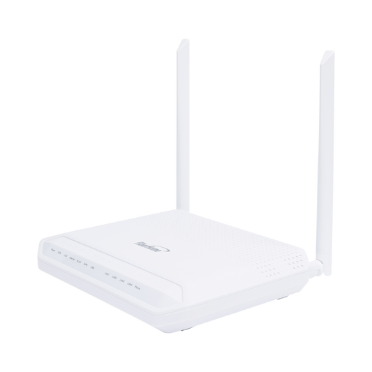 HG6143D ONU GPON WiFi 2.4/5 GHz MIMO 2x2, 4 puertos Gigabit + 1 POTS + USB, conector SC/UPC