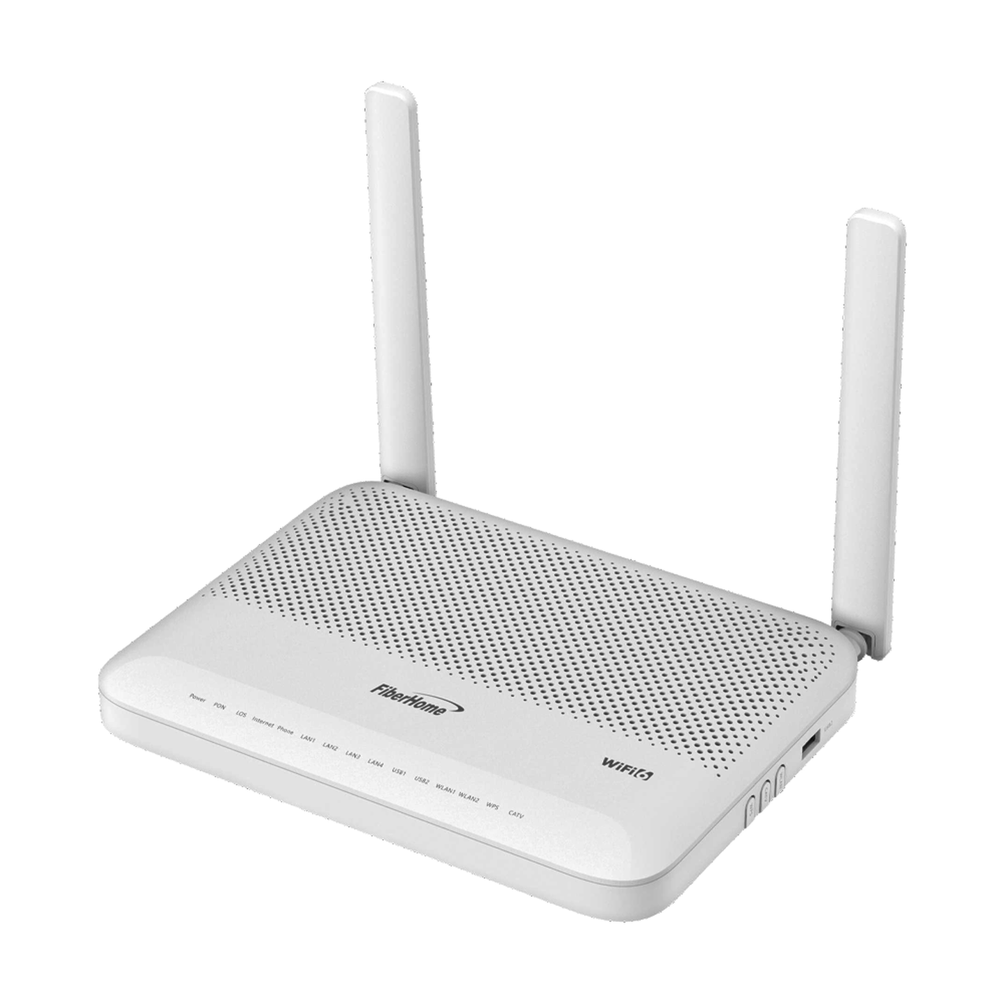 HG6144F - ONU GPON WiFi 6, Doble Banda (2.4/5 GHz), 2 Antenas de 5 dBi, Compatible con OLT de Terceros, 4 puertos Gigabit Ethernet + 1 POTS + 1 USB + 1 CATV (RF), conector SC/APC,(Gestión WAN desde la Interfaz de la ONU)