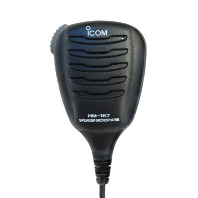 HM-167 - Micrófono-bocina sumergible (Grado IPX7) para IC-GM1600, IC-M73.