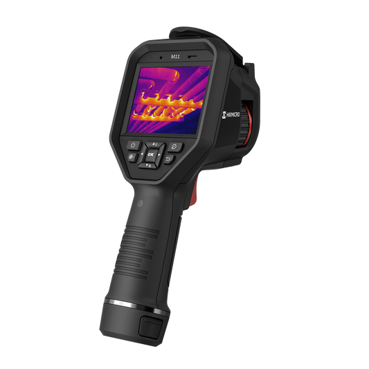 M11 - Cámara Termográfica Portátil Dual / Lente Térmico 6.2 mm (160 x 120) / Lente Óptico (8 Megapixel) / Pantalla Táctil 3.5 / WiFi / IP54 / Ranura MicroSD hasta 128Gb / Hasta 5 Horas de Funcionamiento Cont