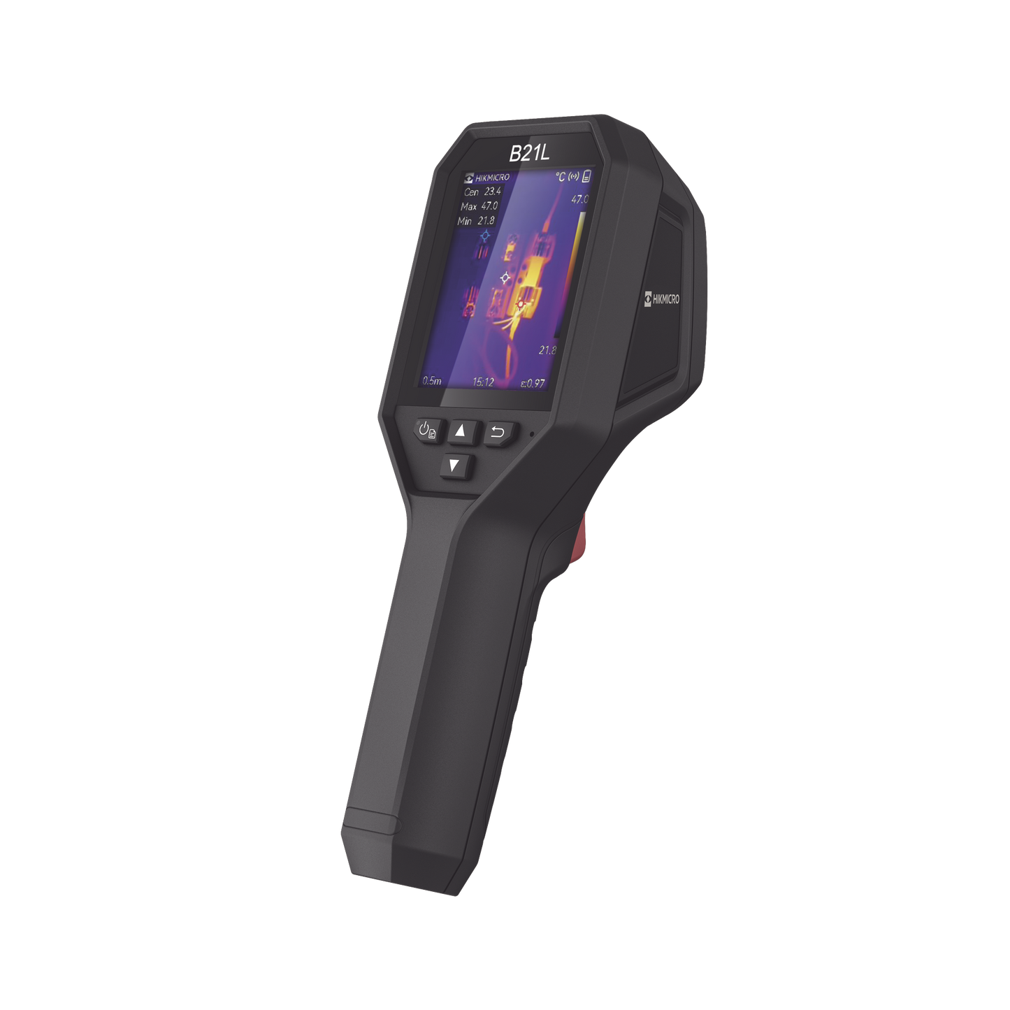HM-TP52-3AQF/W-B21L B21L - Cámara Termográfica Portátil / Resolución 256 × 192 / Lente 3.6 mm / WiFi / IP54 / Hasta 8 Horas de Funcionamiento Continuo