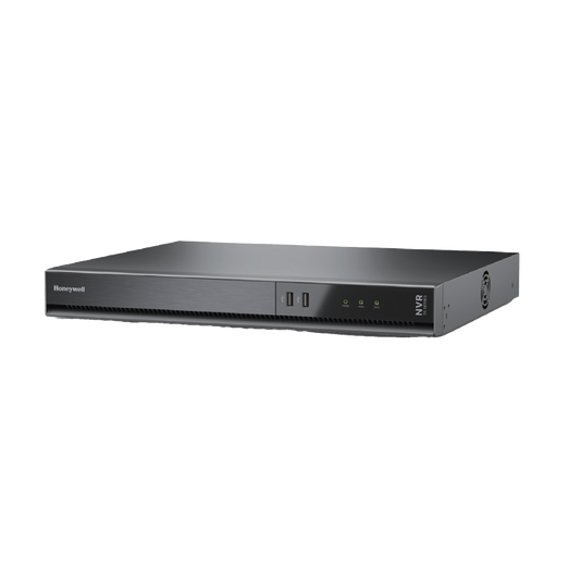 HN35160200 NVR 8 Megapixel (4K) / 16 Canales / 16 Puertos PoE+ / H.265 / 2 Bahías de Disco Duro (No incluidos) / Conexión P2P / ONVIF / NDAA / Soporta IA / Serie 35 / Audio y Alarmas I/O / Honeywell Security