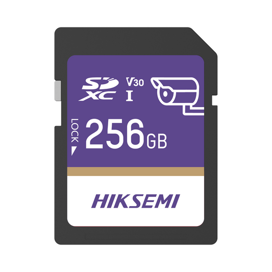 HS-SD-P10/256G/GUARDPRO Memoria SD Clase 10 de 256 GB / Especializada Para Videovigilancia