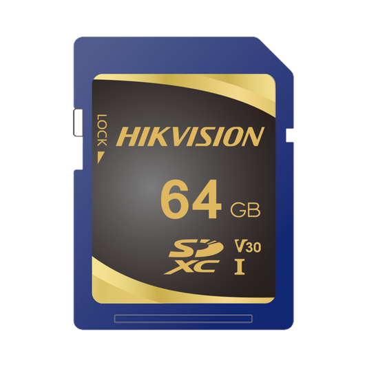 HS-SD-P10/64G Memoria SD Clase 10 de 64 GB / Especializada Para Videovigilancia