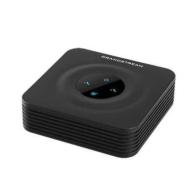 HT-802 Adaptador para teléfono analógico (ATA) de 2 puertos FXS, diseñado para conectar sus dispositivos analógicos a una red VoIP