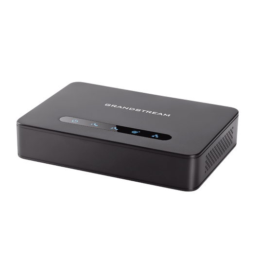 HT-812 Adaptador para teléfono analógico (ATA) de 2 puertos FXS, Router integrado, Puertos Gigabit, diseñado para conectar sus dispositivos analógicos a una red VoIP