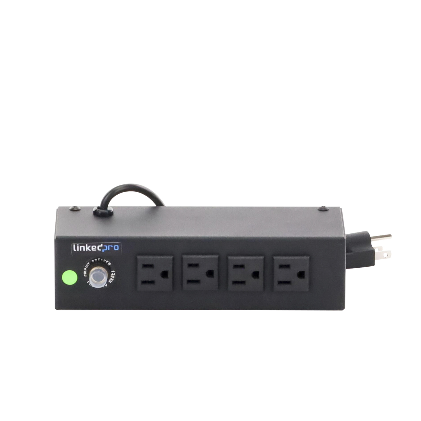 HTCM-S1U Tomacorriente de 4 Contactos (NEMA 5-15R) Voltaje Entrada/Salida: 120Vca/10A Max. Opción de Instalación en Escritorio o Pared