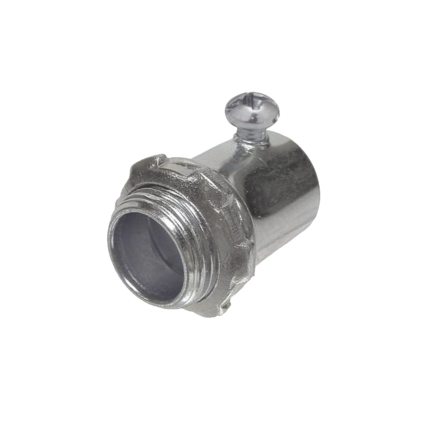 HUB-2002 - Conector de 1/2" (13 mm) para Pared Delgada con Tornillo.