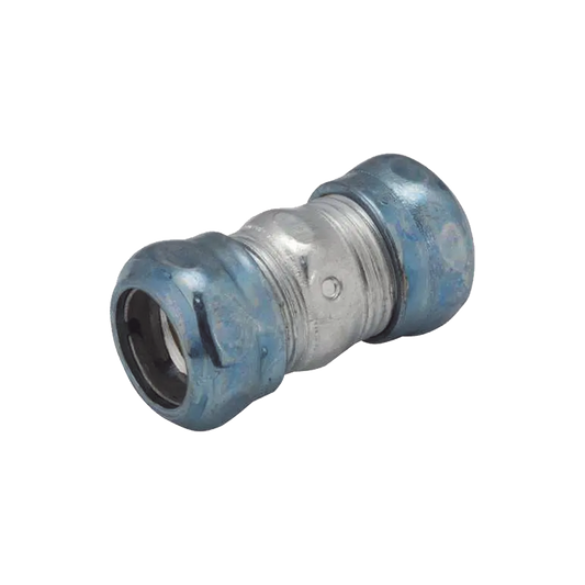 HUB-2923RT - Cople Compresión Hermético de Acero Galvanizado para Pared Delgada de 3/4" .