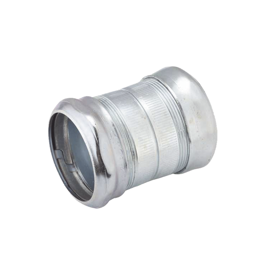 HUB-2928 - Cople Compresión de Acero Galvanizado para Pared Delgada de 2".