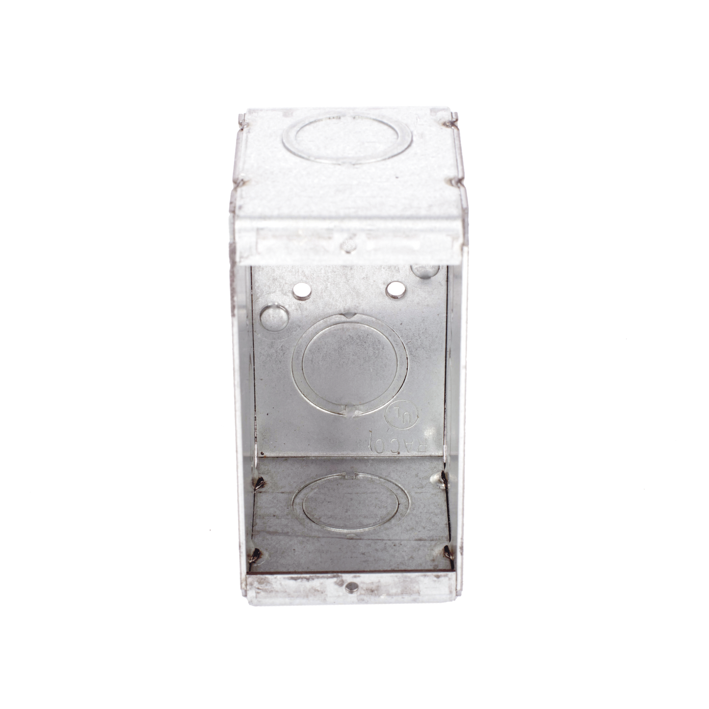 HUB-690 - Caja (Chalupa) Multigang de 1 Gang/ Profundidad de 2-1/2 Pulgadas (6.35 cm)/ 8 TKO (1/2 y 3/4).