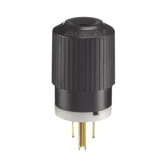 HUB-BRY-5266-NP - Clavija Negra 15 A 125 V CA 2 Polos 3 Hilos (NEMA 5-15P).
