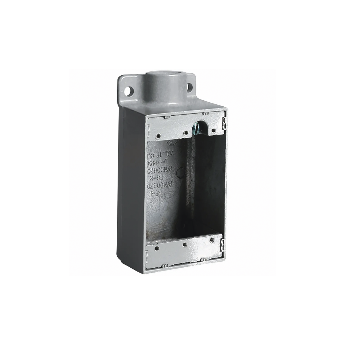 HUB-FS-2 - Caja Rectangular Tipo FS de Aluminio libre de Cobre de  3/4".