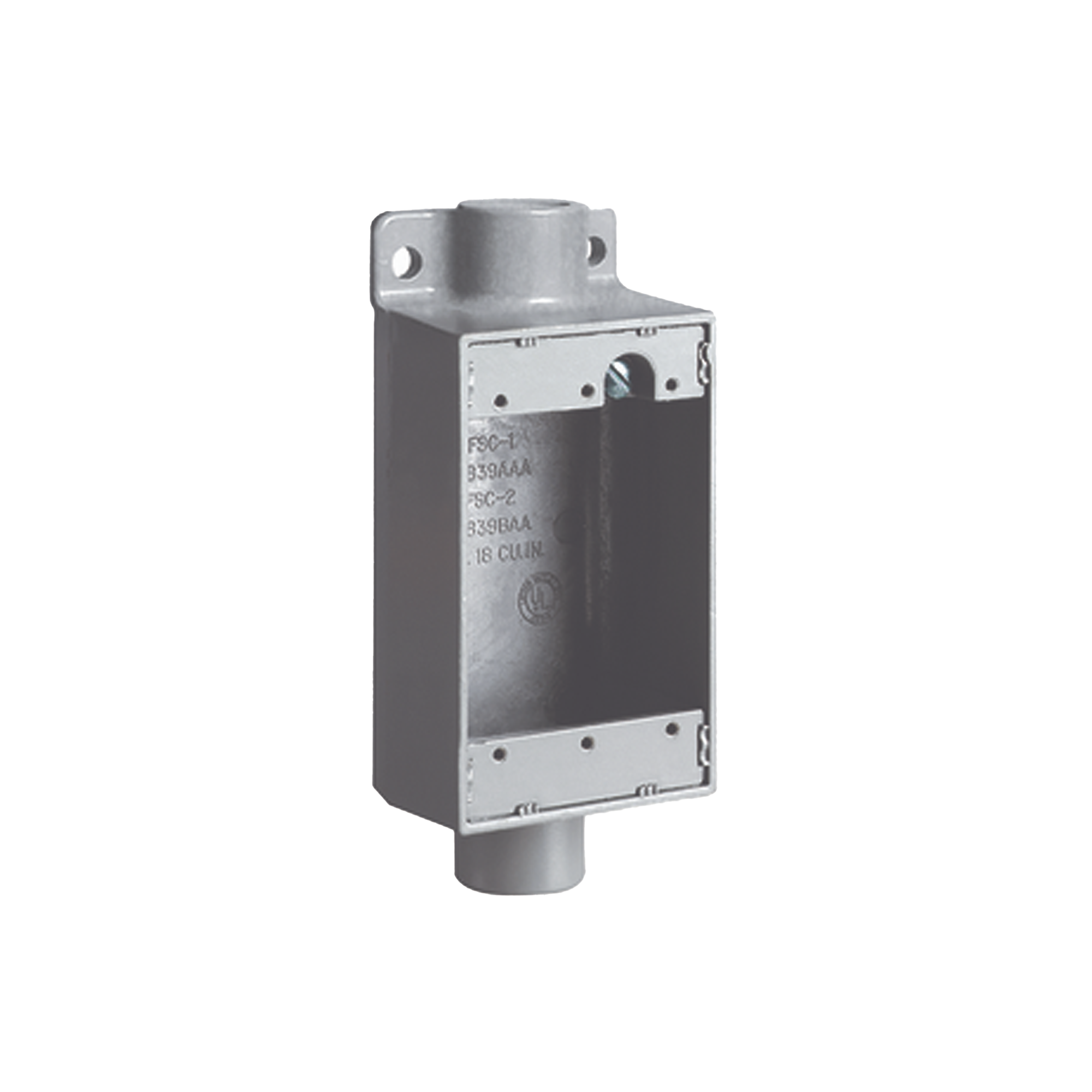 HUB-FSC2 - Caja Rectangular Tipo FSC de Aluminio libre de Cobre de 3/4 ...